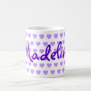 Madeline In Purple Coffee Mug by purplestuff at Zazzle