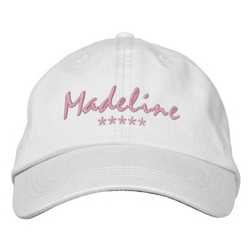 Madeline Name Embroidered Baseball Cap