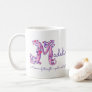 Madeline name meaning letter M monogram mug