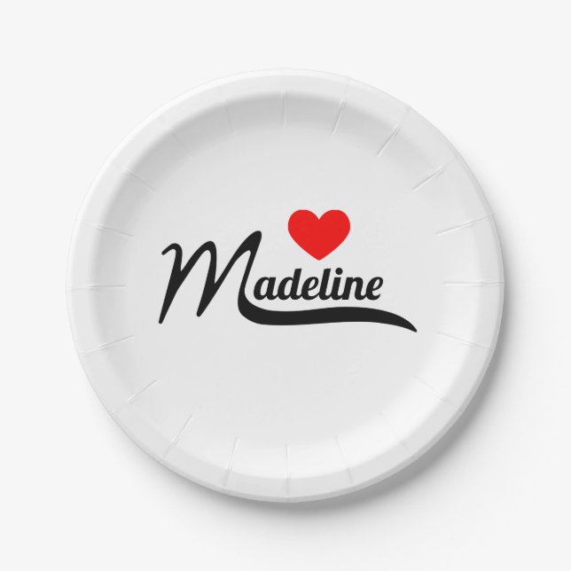 Madeline Paper Plates (Front)