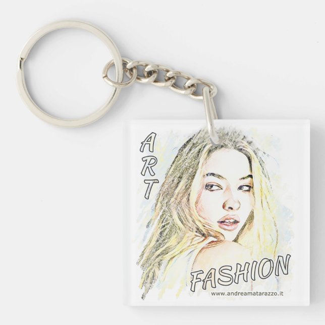 Madelyn Fashion Art  Keychain (Front)