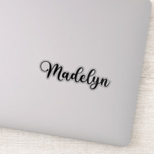 Madelyn Name - Handwritten Calligraphy Sticker