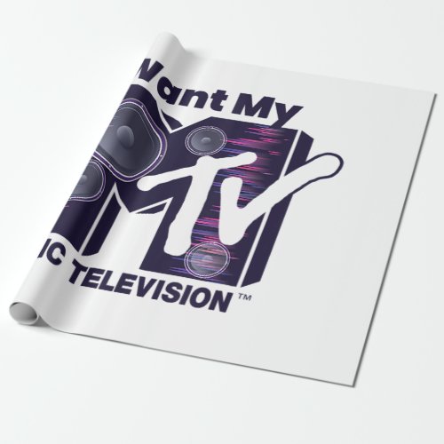 Mademark x MTV _ The official MTV Logo with Boom B Wrapping Paper