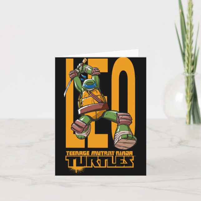 Mademark X - - Original Tmnt New Leonardo  Card (Front)