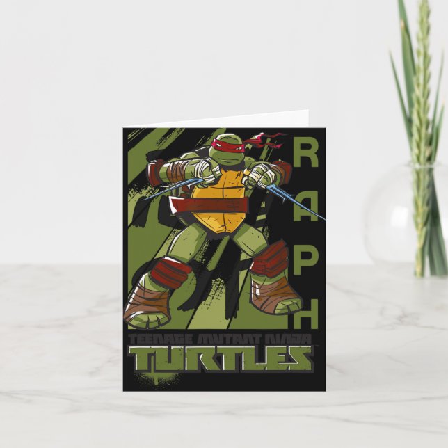 Mademark X - - Original Tmnt New Raphael  Card (Front)