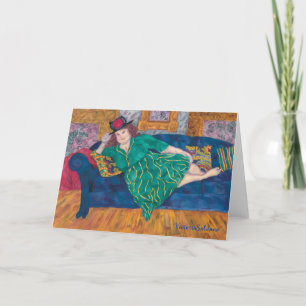 MADEMOISELLE DARCHICOURT LETTERPRESS THANK YOU CARD