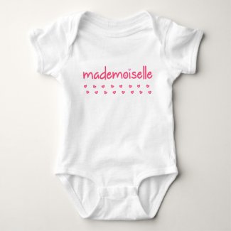 Mademoiselle - Fun, French Quote Baby Bodysuit