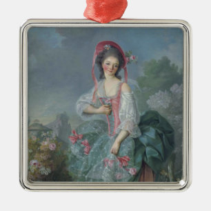 Mademoiselle Guimard (by Jacques-Louis David) Metal Ornament