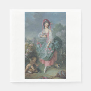 Mademoiselle Guimard (by Jacques-Louis David) Napkins