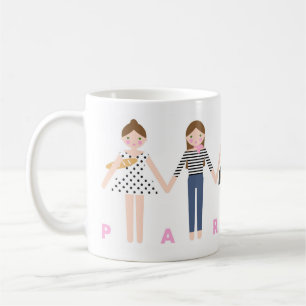 Mademoiselle in Paris Mug