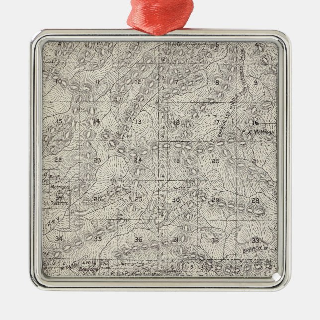 Madera County, California 7 Metal Ornament (Front)