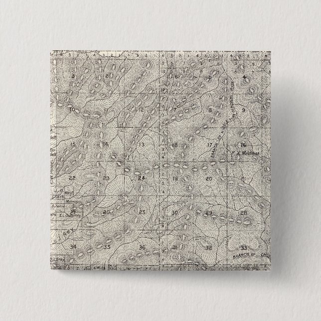 Madera County, California 7 Pinback Button (Front)