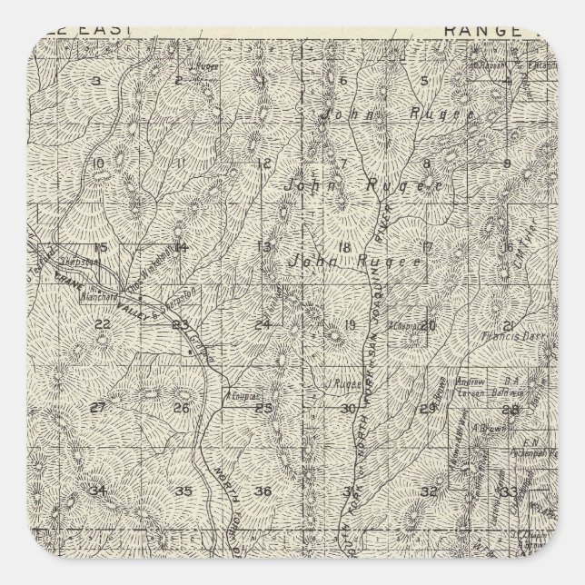 Madera County, California 8 Square Sticker (Front)