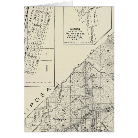 Madera County, California Cards (Front)