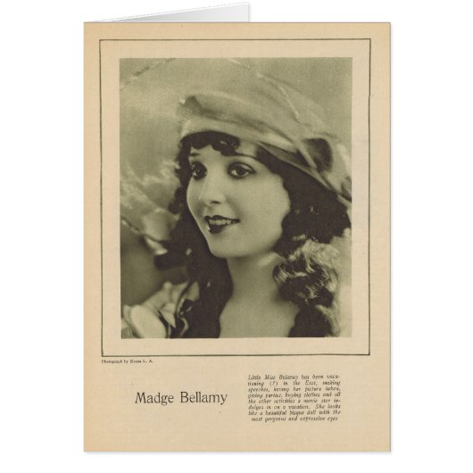 Madge Bellamy 1923 Cards (Front)