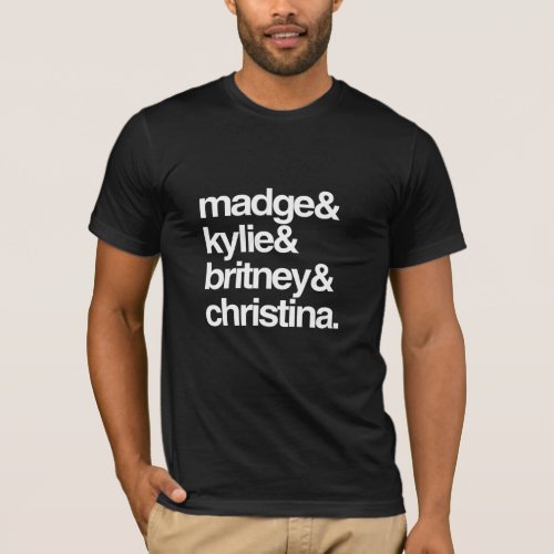 Madge Kylie Britney and Christina T_Shirt