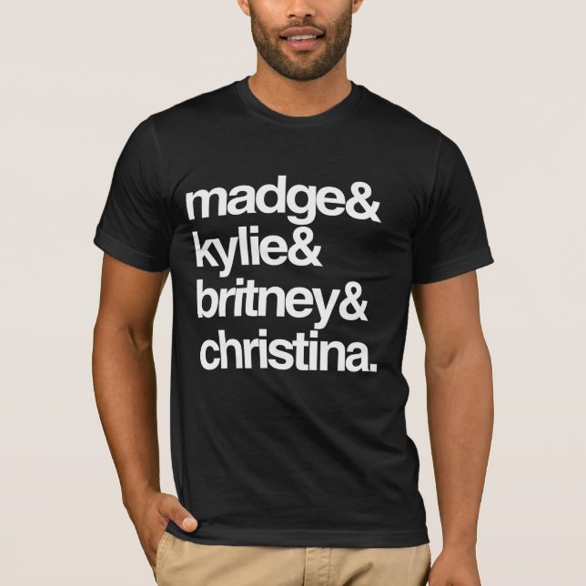 Madge Kylie Britney and Christina T-Shirt (Front)