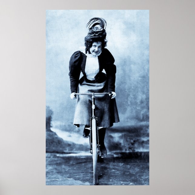 Madge Lessing 1902 - Vintage Cyan Poster (Front)