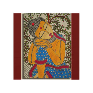 MADHUBANI WOOD ART