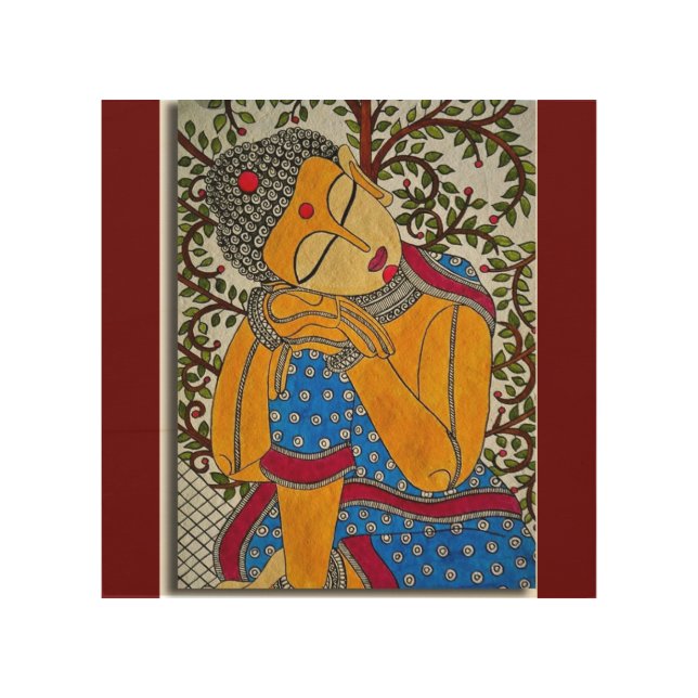 MADHUBANI WOOD ART (Front)