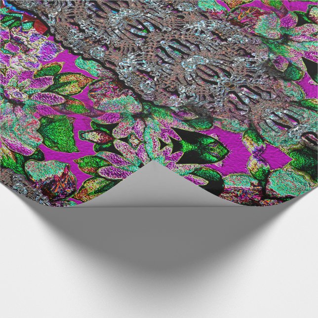 Madi Grande Pretty Girl Pattern Wrapping Paper (Corner)