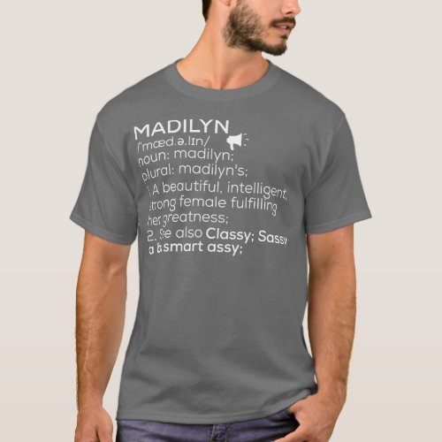 Madilyn Name Madilyn Definition Madilyn Female Nam T_Shirt