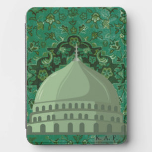 Madinah Masjid Nabawi Green Dome Carpet Kindle Cover