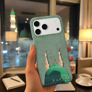 Madinah Masjid Nabawi Green Dome iPhone 17 Pro Max Case