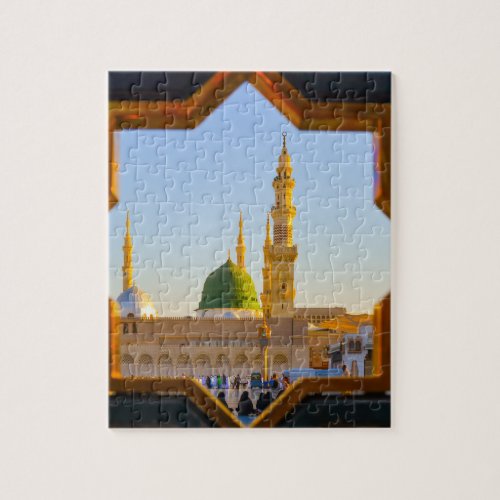 Madinah Mecca Hajj Mosque Muslim Jigsaw Puzzle