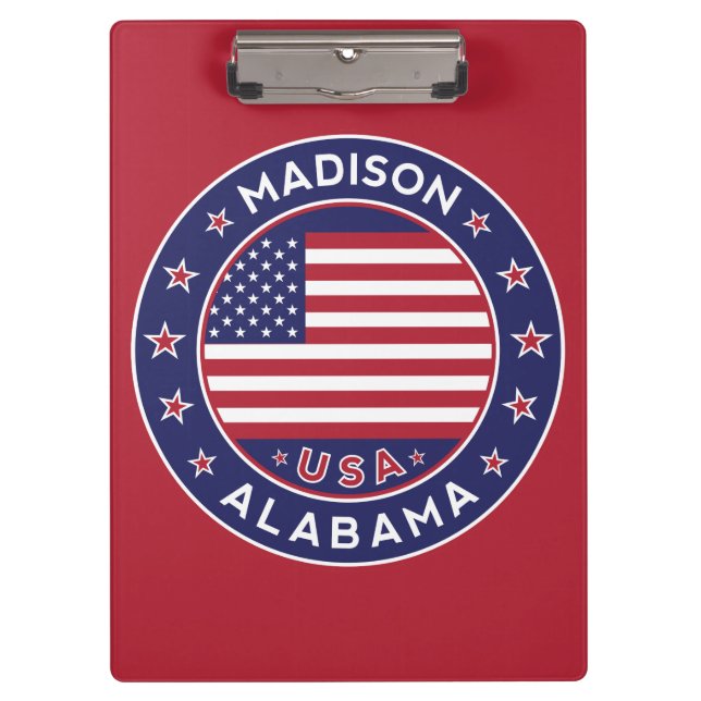 Madison, Alabama Clipboard (Front)