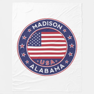 Madison, Alabama Fleece Blanket