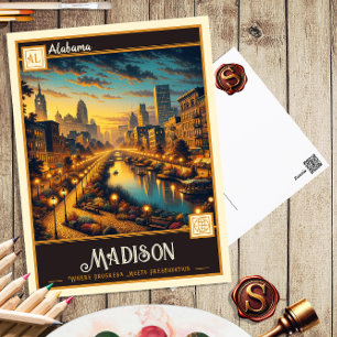 Madison, Alabama   Vintage Postcard