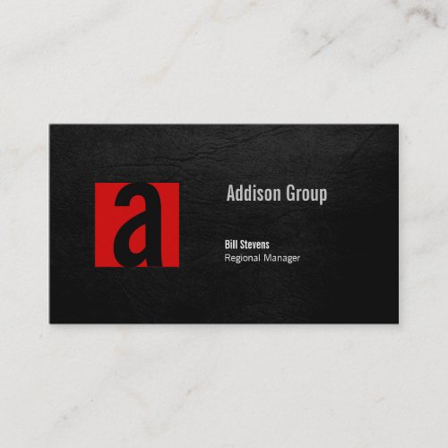 Madison Black II Business Card Template