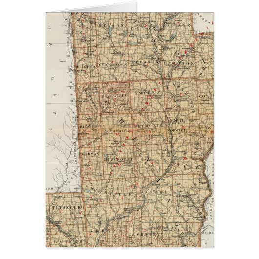 Madison, Chenango, Broome counties Cards (Front)