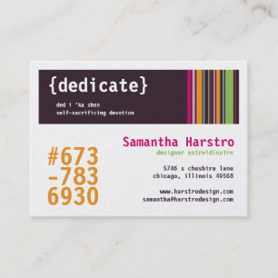 Madison Chubby Business Cards