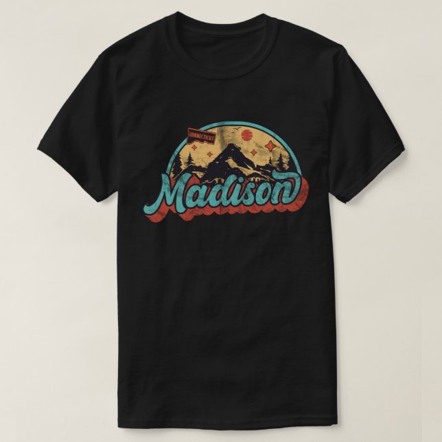 Madison, Connecticut T-Shirt (Design Front)