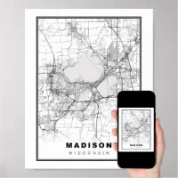 Madison Map Poster