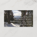 Madison Mountains in Winter in Montana Business Card
