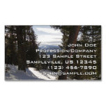 Madison Mountains in Winter in Montana Business Card Magnet