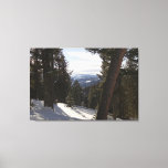 Madison Mountains in Winter in Montana Canvas Print
