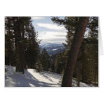 Madison Mountains in Winter in Montana Card