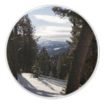Madison Mountains in Winter in Montana Ceramic Knob