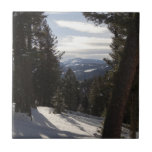 Madison Mountains in Winter in Montana Ceramic Tile