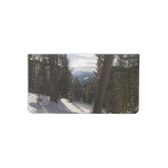 Madison Mountains in Winter in Montana Checkbook Cover