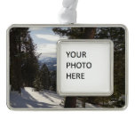 Madison Mountains in Winter in Montana Christmas Ornament