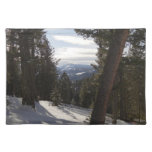 Madison Mountains in Winter in Montana Cloth Placemat