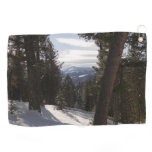 Madison Mountains in Winter in Montana Golf Towel