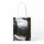 Madison Mountains in Winter in Montana Grocery Bag