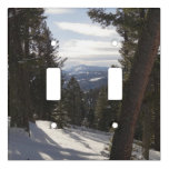 Madison Mountains in Winter in Montana Light Switch Cover