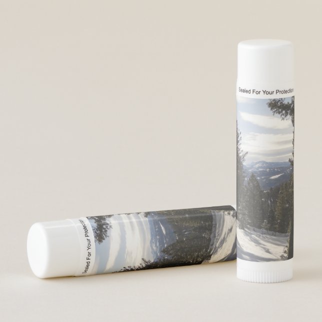 Madison Mountains in Winter in Montana Lip Balm (Front)